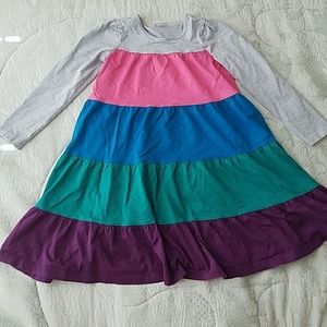 Hanna Andersson Twirl Dress Multi Color